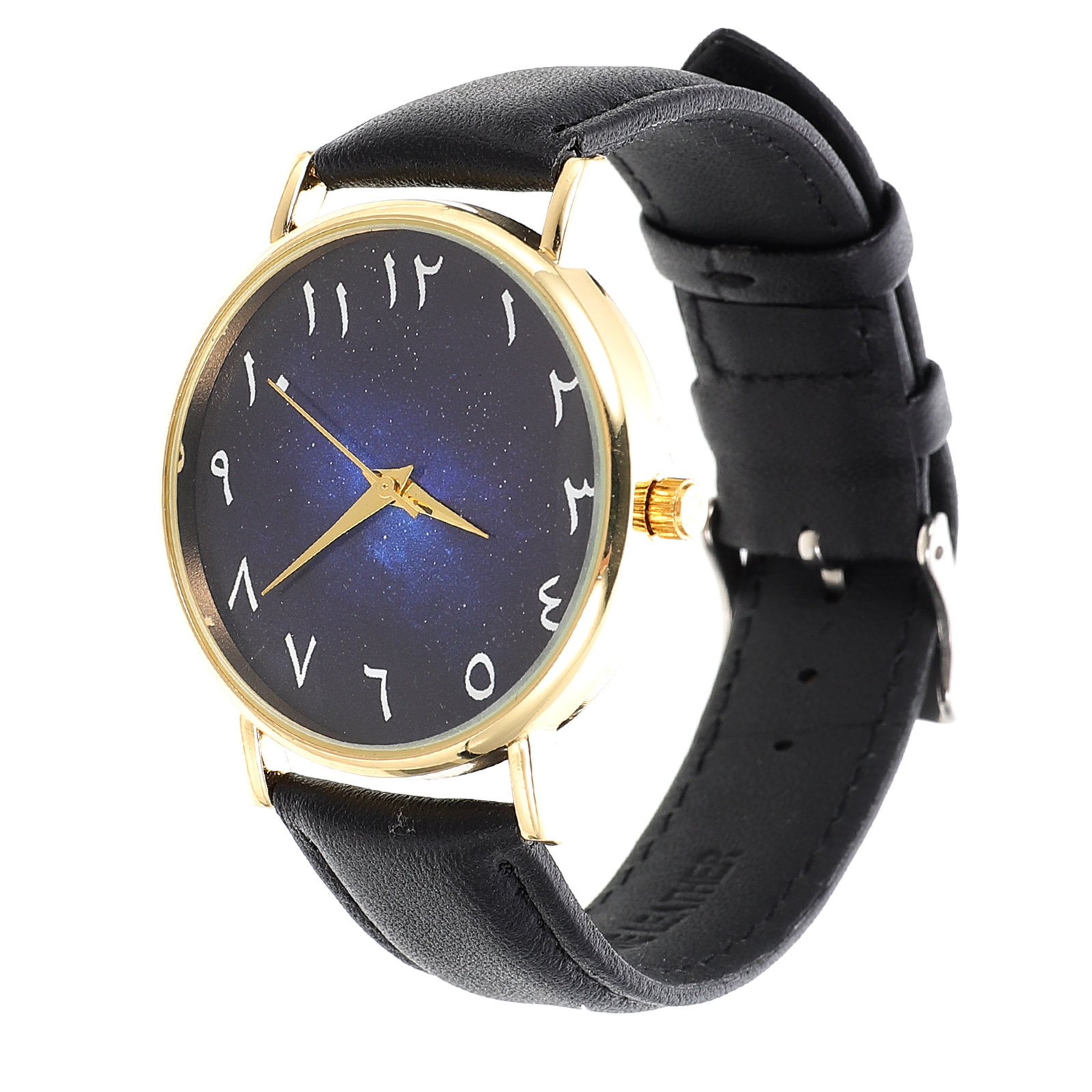 Luxury Watch With Arabic Numerals - Fashionable Sky Dial Quartz Watch for