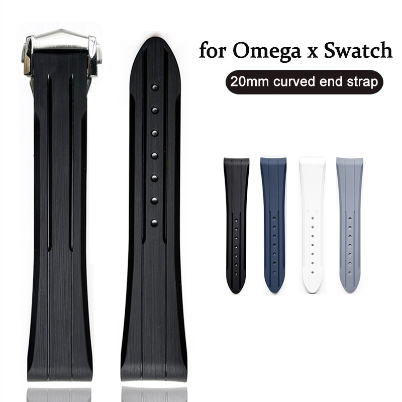 Luxury Watch Omega - 20mm Rubber Strap for Omega X