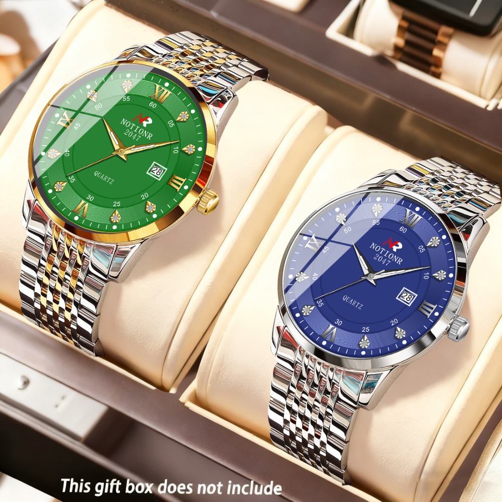 Luxury Watch Business - 2pcs Classic Men's Quartz Watch with