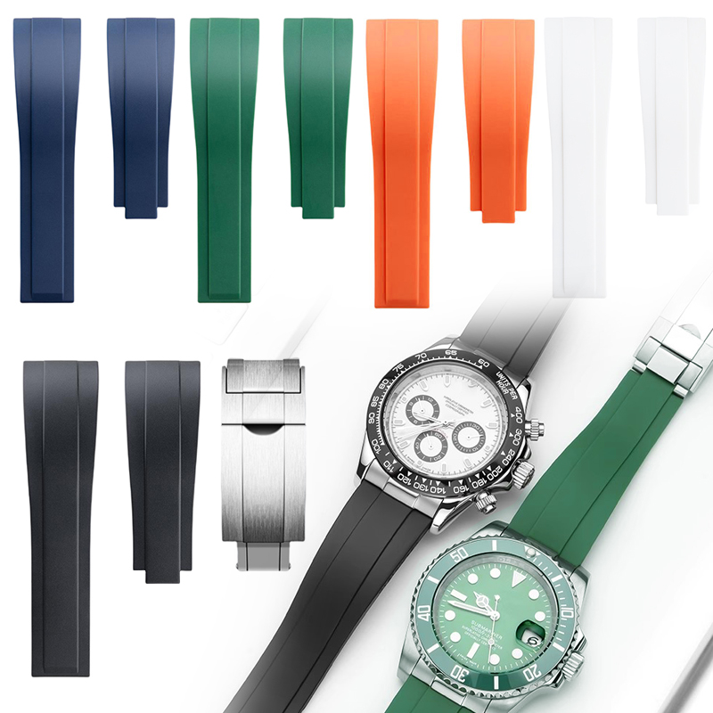 Luxury Watch Omega - 20mm 21mm 22mm Silicone Rubber Watchband