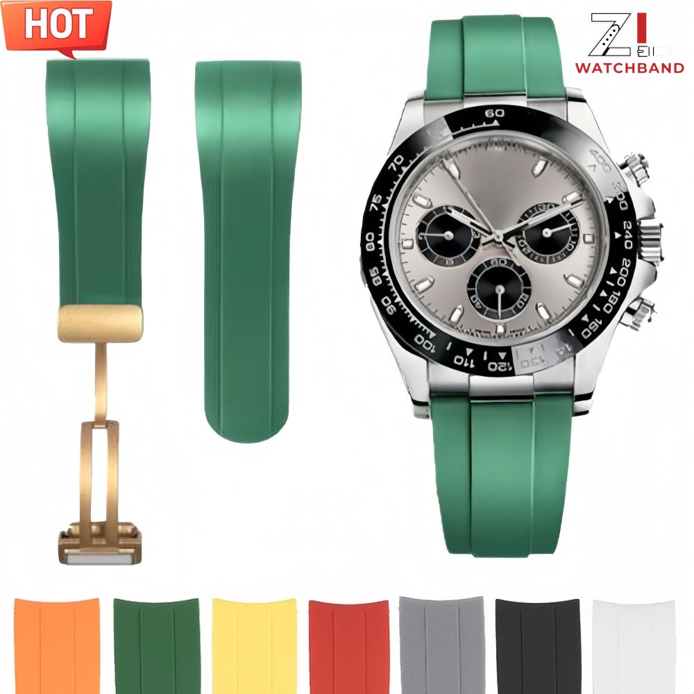 Luxury Watch Rolex - for Rolex 22mm Rubber Strap Submariner