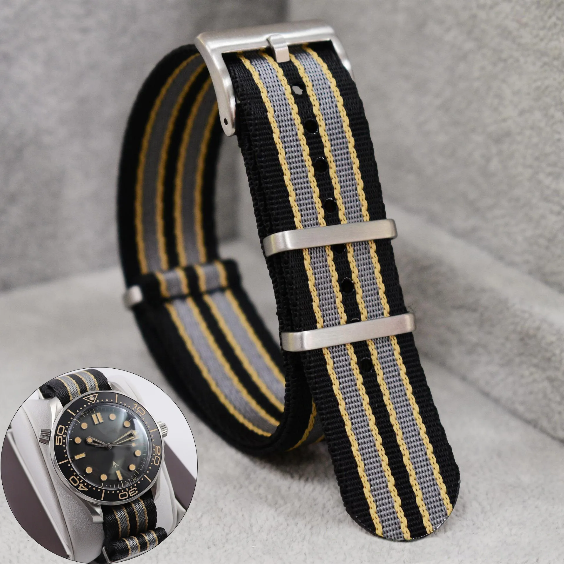 Luxury Watch Omega - 20mm Nylon Watch Strap for Omega
