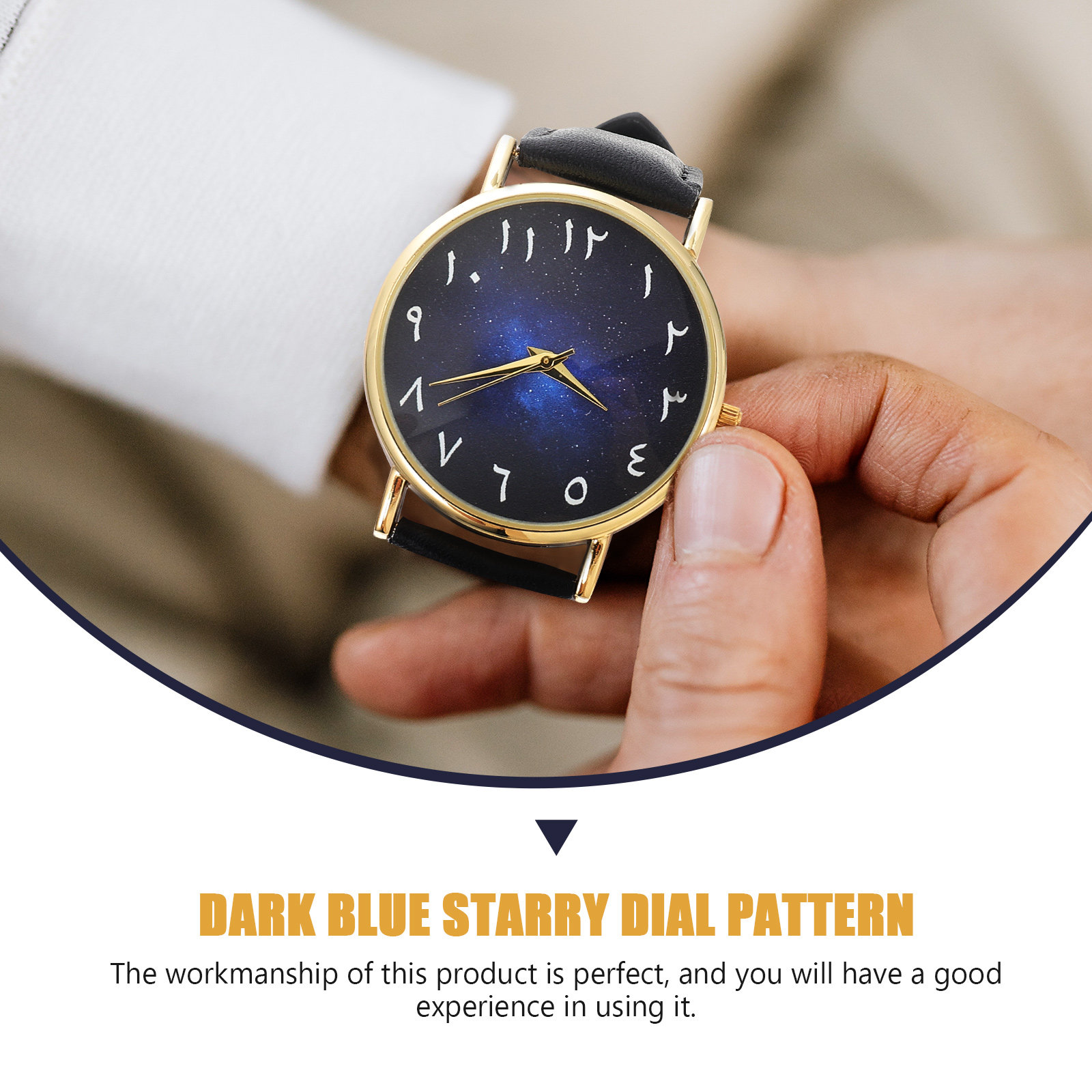Fashionable Sky Dial Quartz Wa - огляд і ціна Luxury Watch With Arabic Numerals