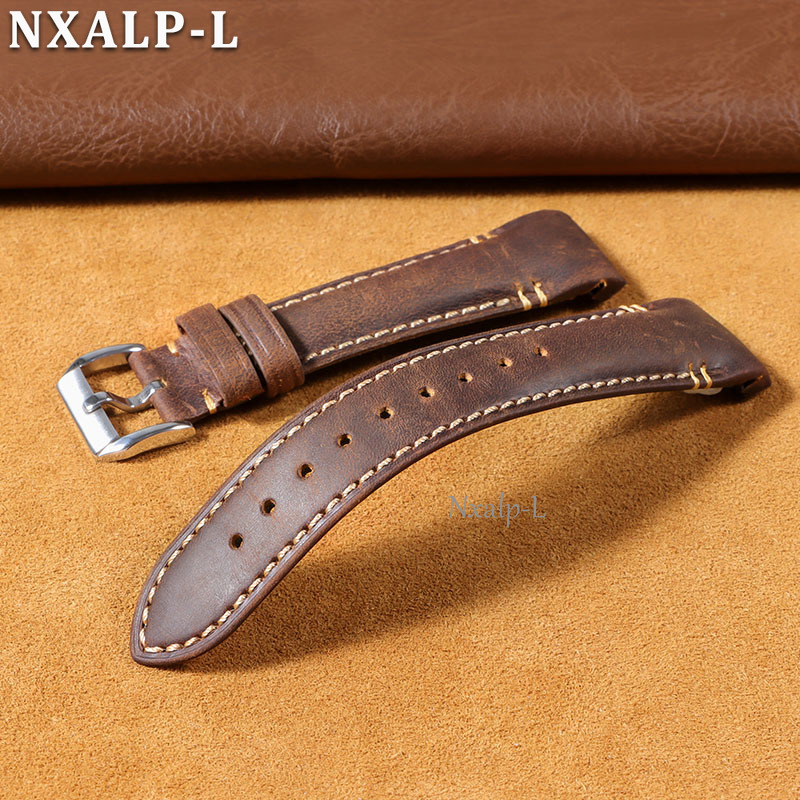 Curved End Bracelet Oil Wax Co - огляд і ціна Luxury Watch Omega