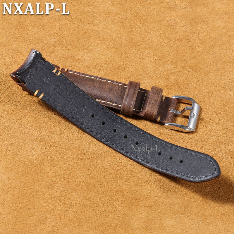 Curved End Bracelet Oil Wax Co - огляд і ціна Luxury Watch Omega