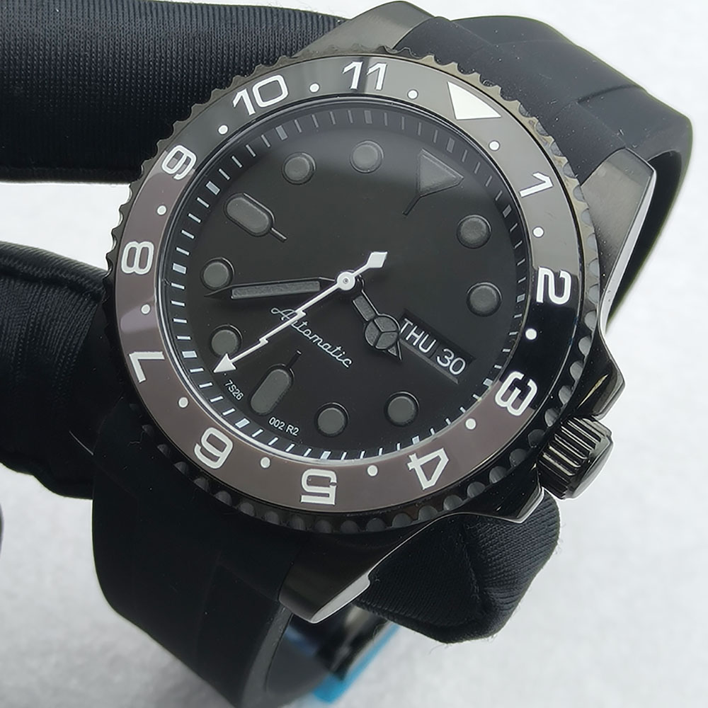 40MM NH36 Watch Black Men's St - огляд і ціна Sapphire Crystal Display