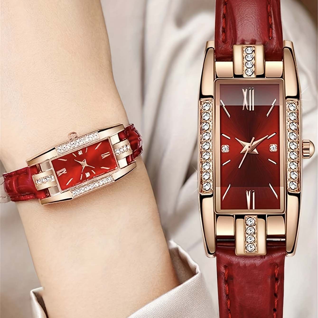 Women's Watch Rectangle Pointe - огляд і ціна Luxury Watch Gift For Her