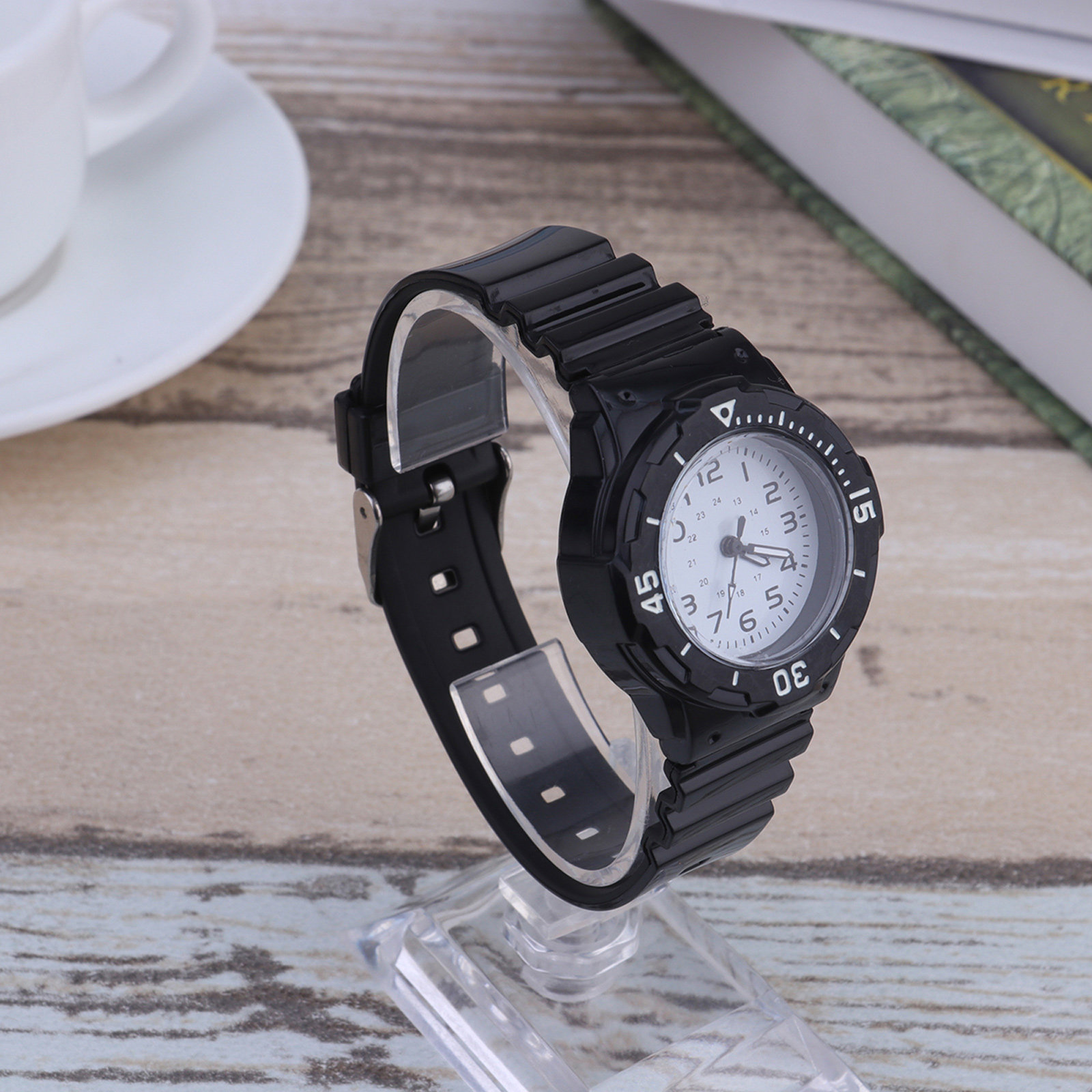 Black White Children Quartz Wa - огляд і ціна Luxury Watch With Arabic Numerals