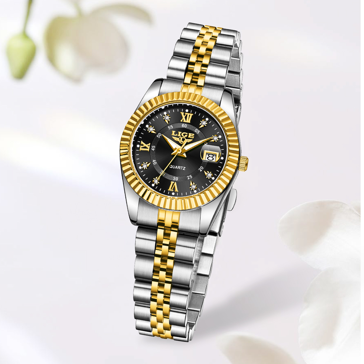 LIGE Fashion Elegant Women's Q - огляд і ціна Luxury Watch Safe