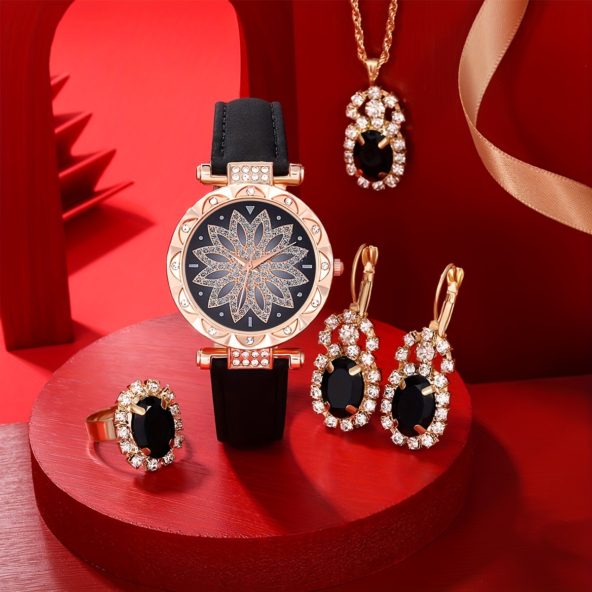 Luxury Rhinestone Quartz Watch - огляд і ціна Luxury Watch Gift For Her
