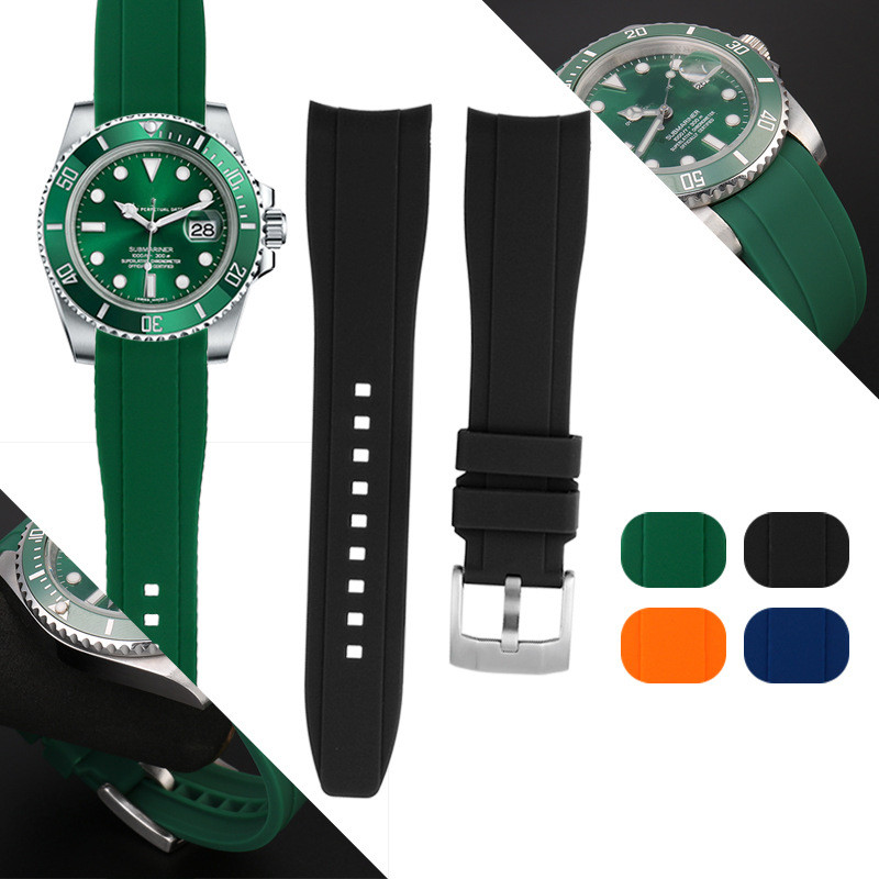 Curved Interface Rubber Strap  - огляд і ціна Luxury Watch Rolex