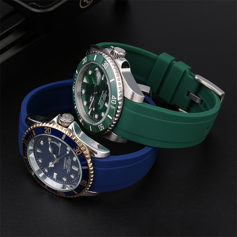 Curved Interface Rubber Strap  - огляд і ціна Luxury Watch Rolex