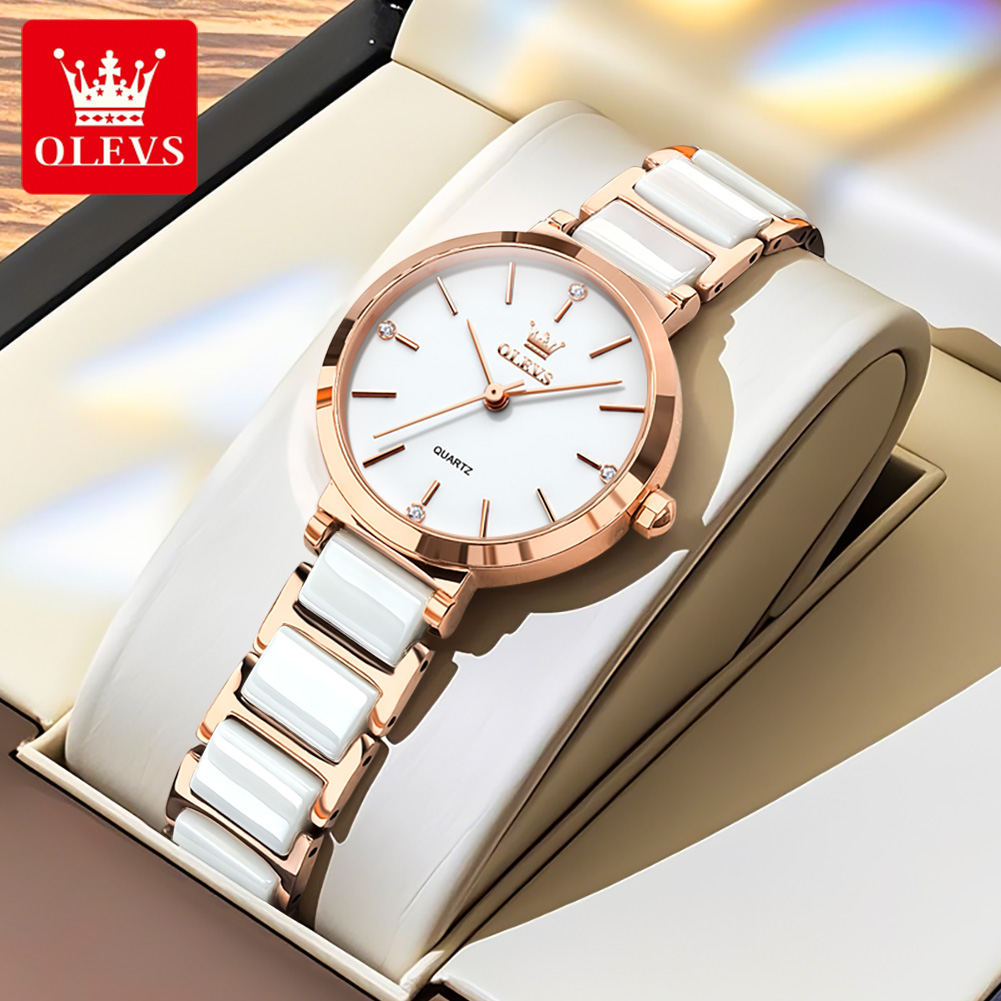 OLEVS Women Watch 5877 Luxury  - огляд і ціна Luxury Watch Lady