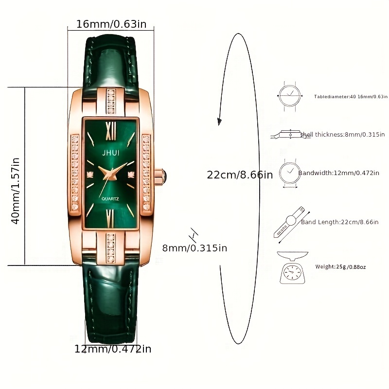 Luxury Rhinestone Quartz Watch - огляд і ціна Luxury Watch Gift For Her