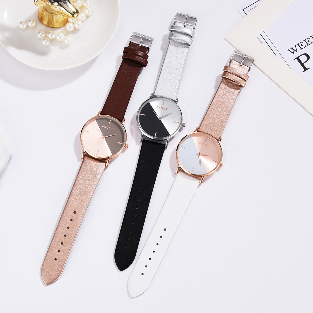 Top Brand Women's Watch Leathe - огляд і ціна Luxury Watch Lady