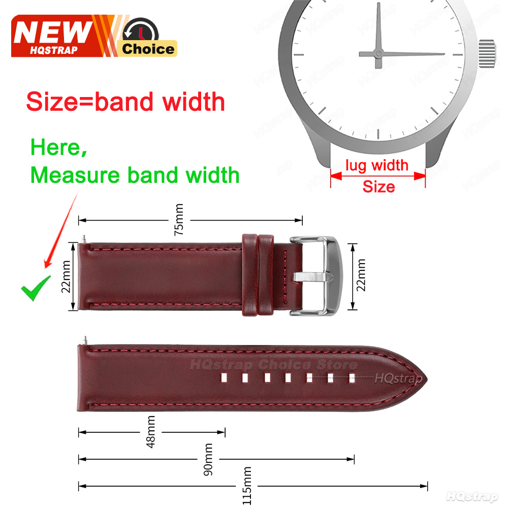 New 18/20/22/24mm Black Brown  - огляд і ціна Luxury Watch Class