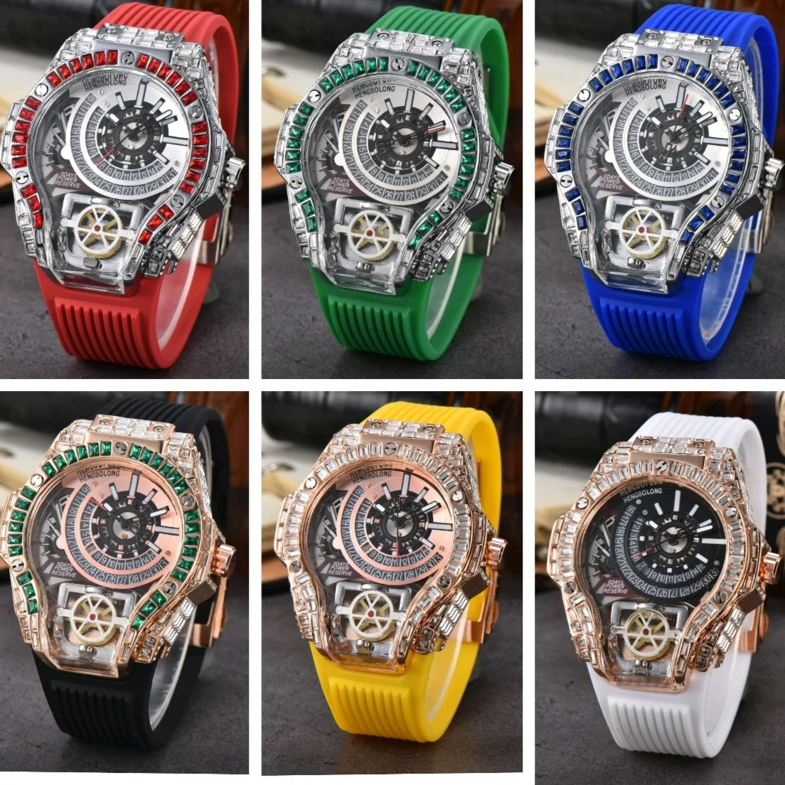 Full diamond Case Business Lux - огляд і ціна Luxury Watch Arabic