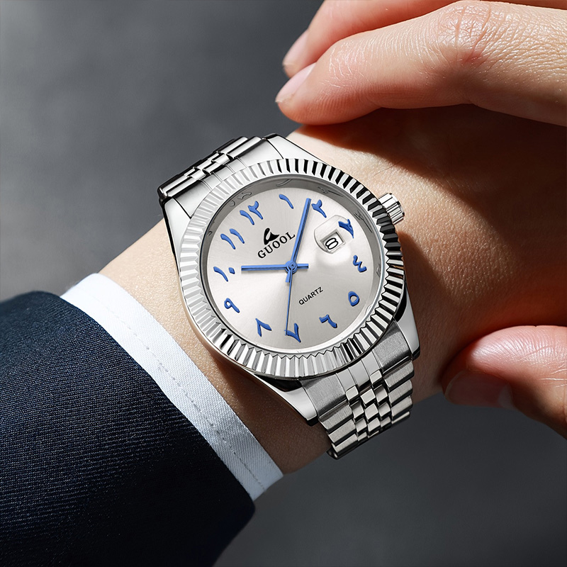 New Hot-Selling Men's Stainles - огляд і ціна Luxury Watch With Arabic Numerals