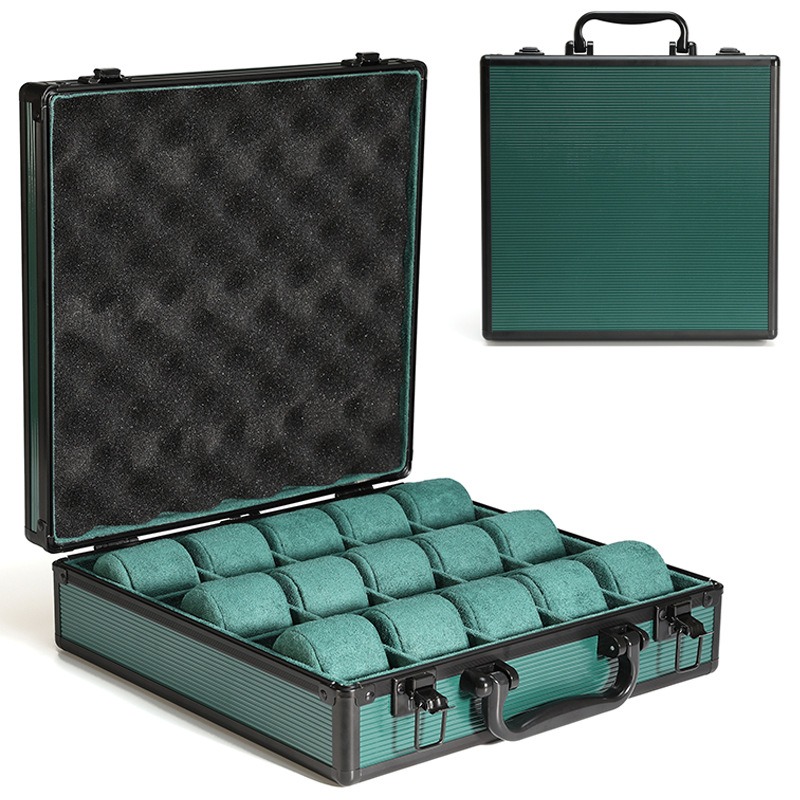 Aluminum Green Watch Box Mens  - огляд і ціна Luxury Watch Class