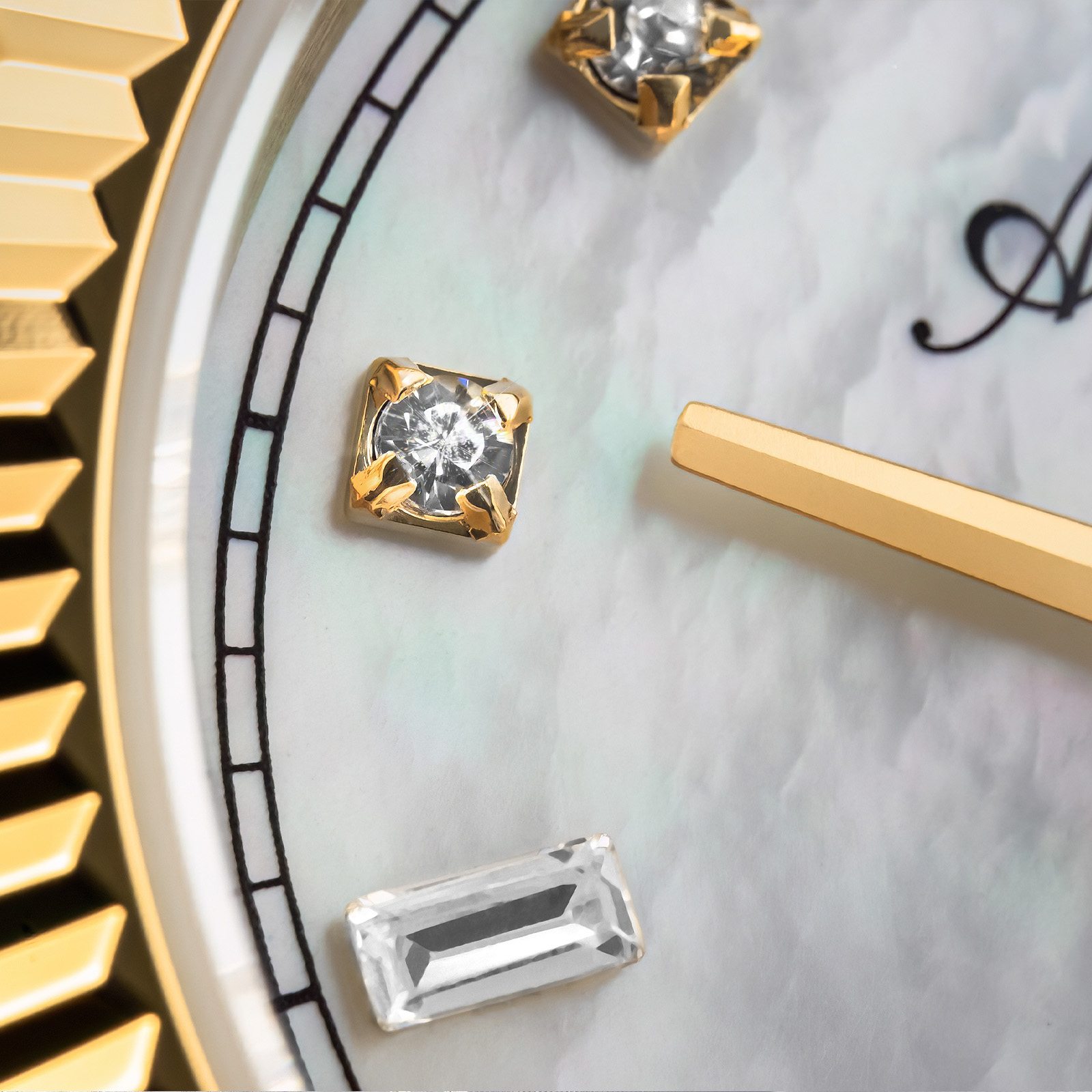 ADDIES Stainless Steel Date Di - огляд і ціна Sapphire Crystal Display