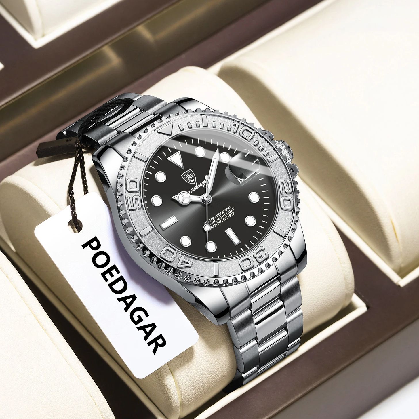 POEDAGAR Trendy Sport Man Watc - огляд і ціна Luxury Watch Business