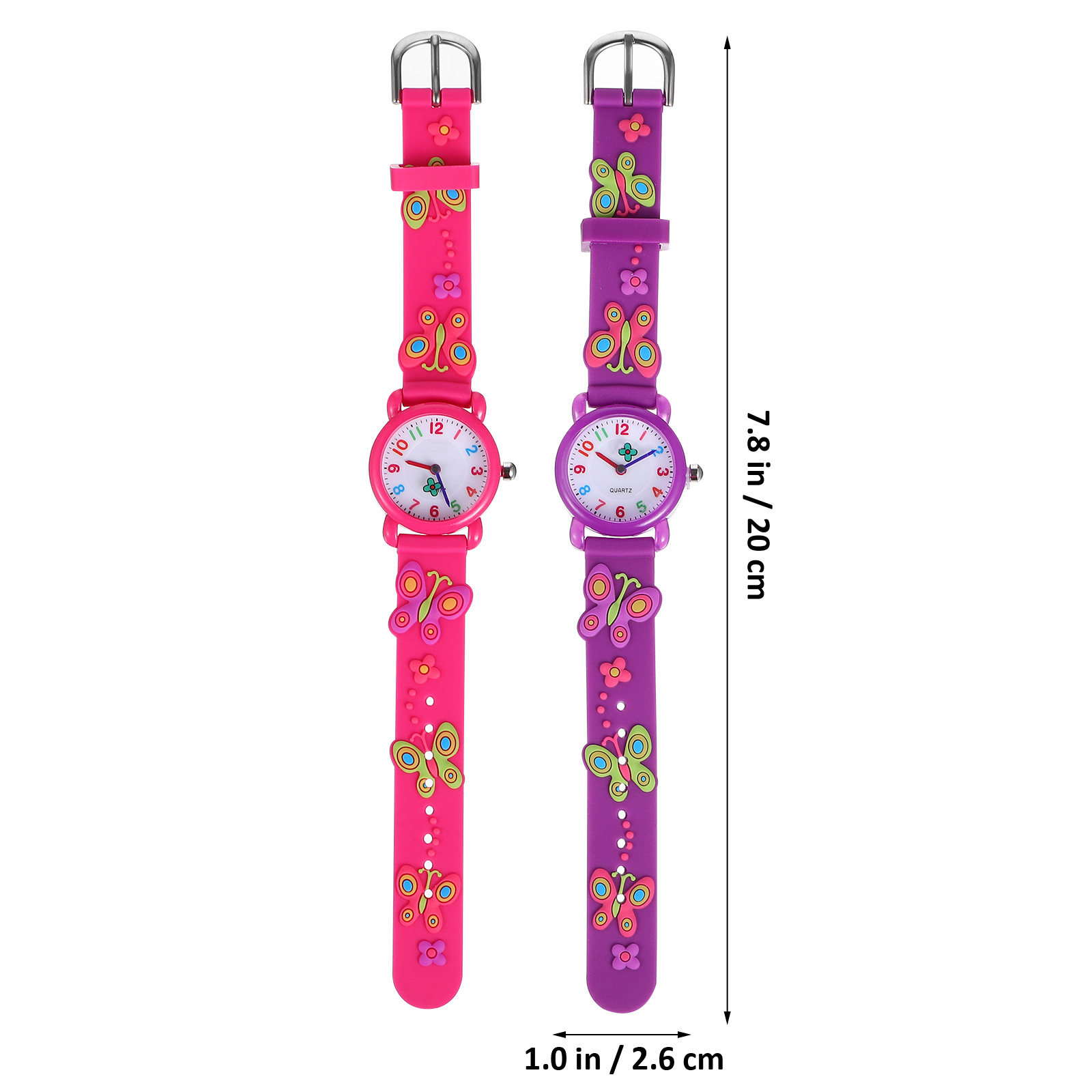 2Pcs Cartoon Waterproof Watche - огляд і ціна Luxury Watch With Arabic Numerals