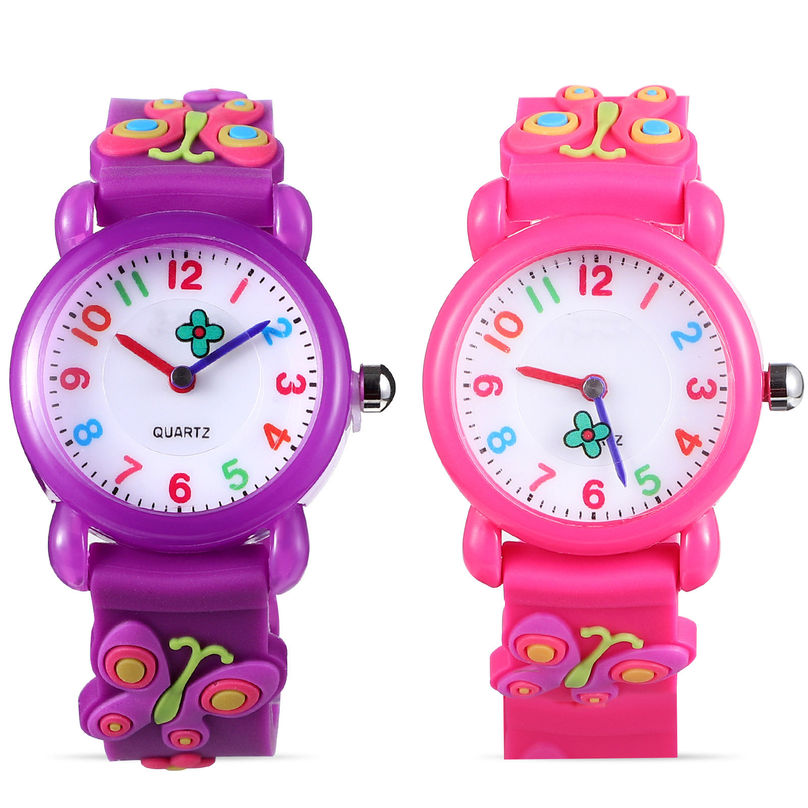 2Pcs Cartoon Waterproof Watche - огляд і ціна Luxury Watch With Arabic Numerals