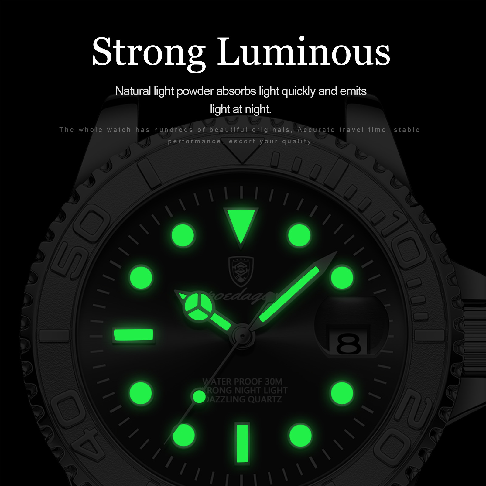 POEDAGAR Top Luxury Man Watch  - огляд і ціна Luxury Watch Hublot