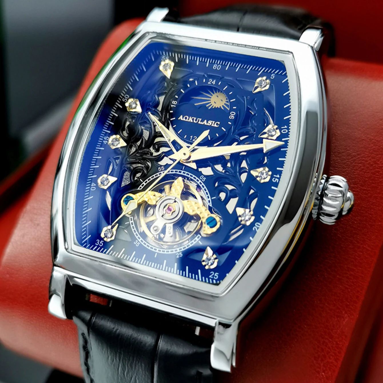 AOKULASIC Tourbillon Iced Out  - огляд і ціна Luxury Watch Arabic