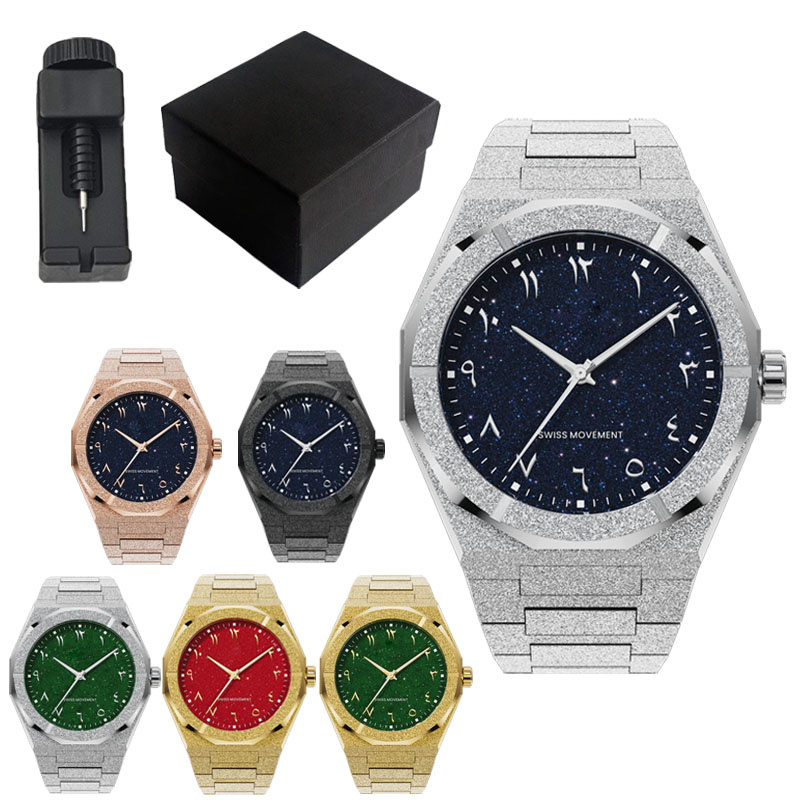 5 ATM Water Resistant All Stai - огляд і ціна Luxury Watch With Arabic Numerals