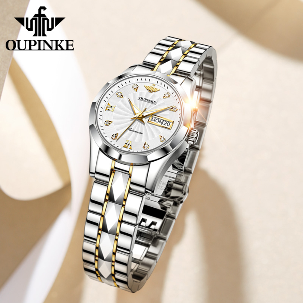 OUPINKE 3169 Womens Watch Luxu - огляд і ціна Sapphire Crystal Display