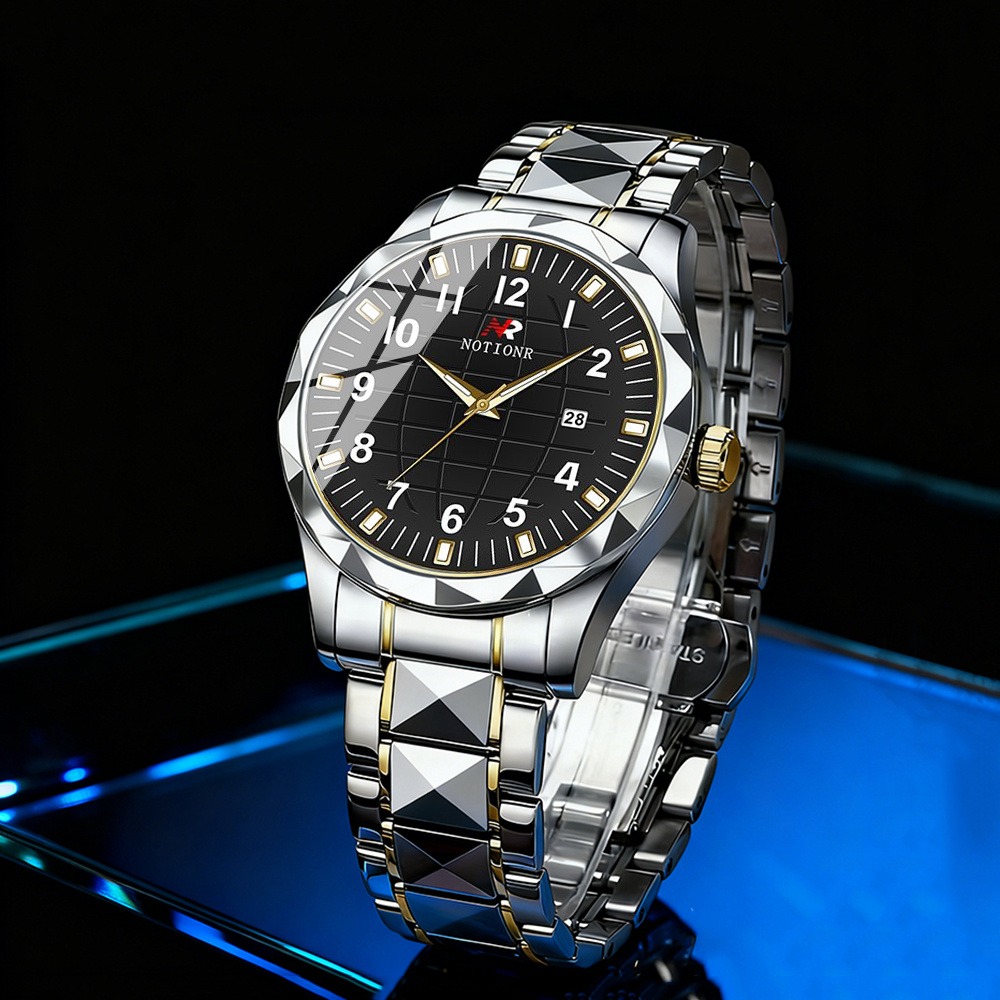 Men Stainless Steel Quartz Wat - огляд і ціна Luxury Watch Business