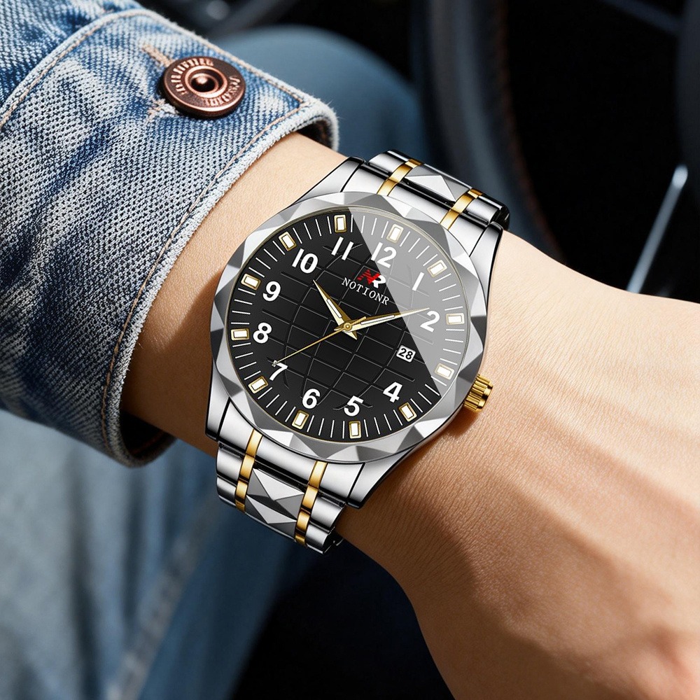 Men Stainless Steel Quartz Wat - огляд і ціна Luxury Watch Business