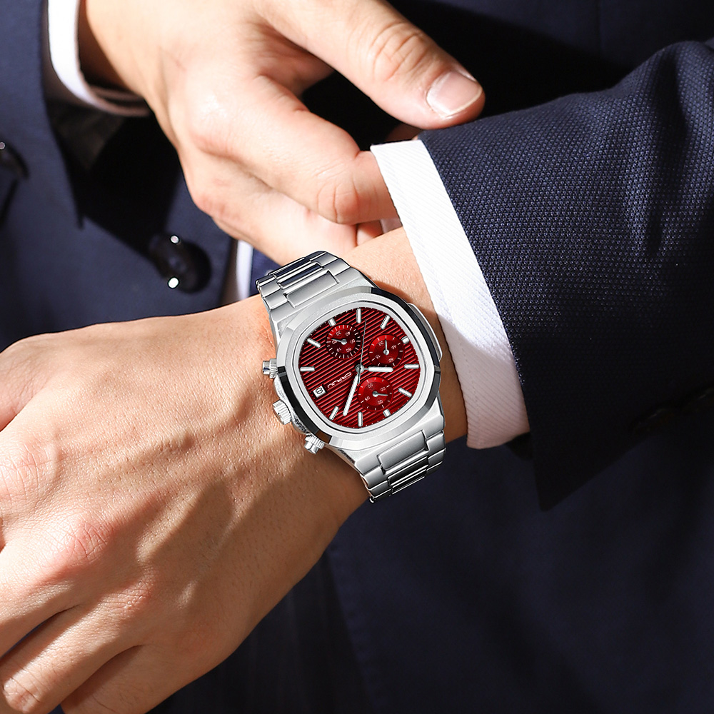 CRRJU Luxury Man Watch Busines - огляд і ціна Luxury Watch Hublot