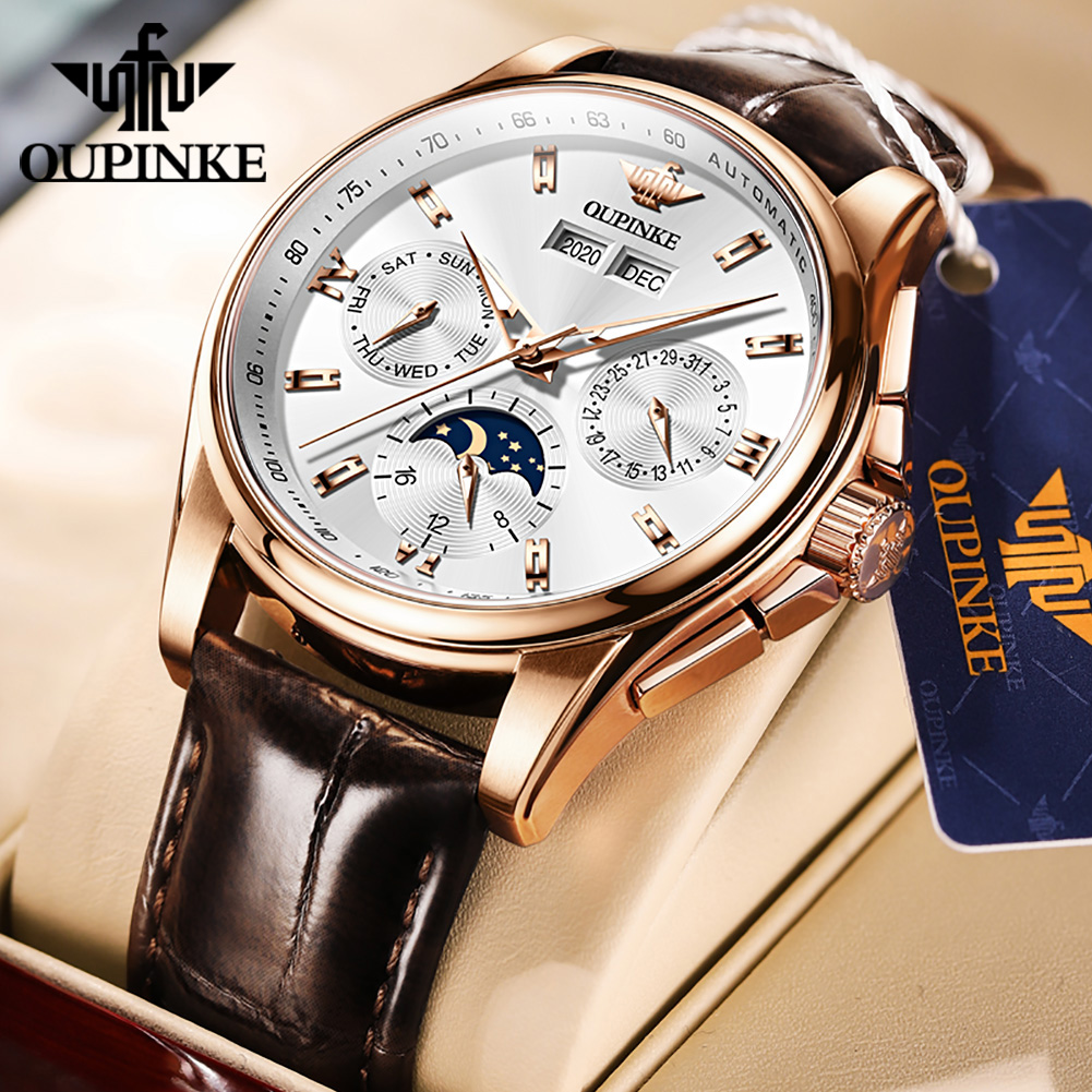 OUPINKE Men's Watches Casual T - огляд і ціна Sapphire Crystal Display