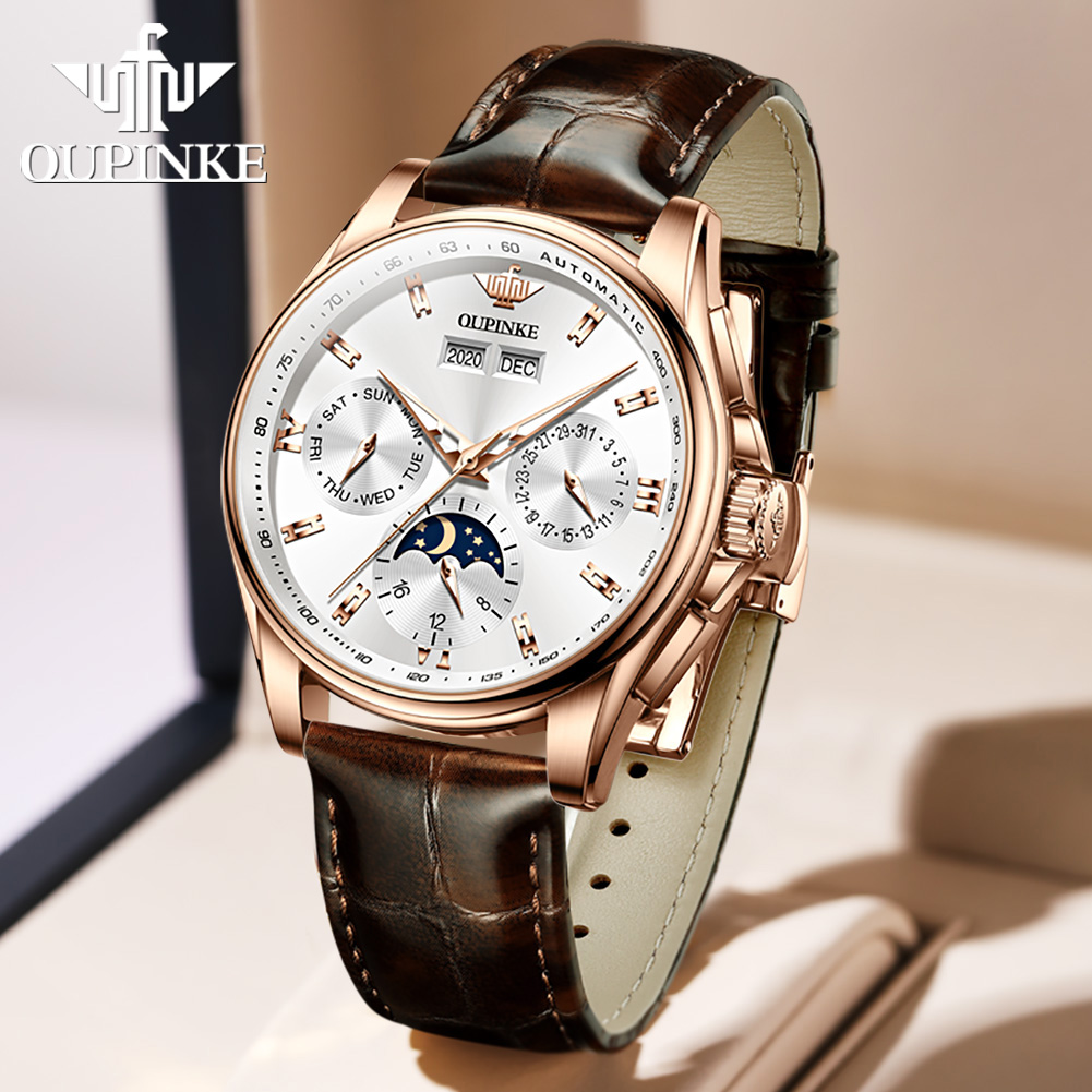 OUPINKE Men's Watches Casual T - огляд і ціна Sapphire Crystal Display