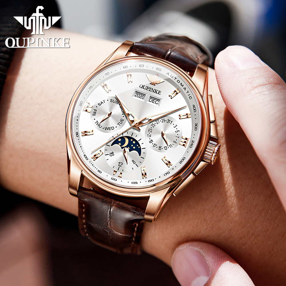OUPINKE Men's Watches Casual T - огляд і ціна Sapphire Crystal Display