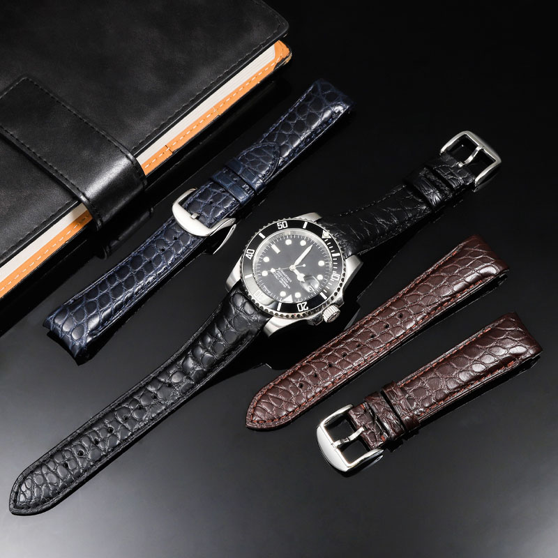 20mm 22mm Curved Crocodile Ski - огляд і ціна Luxury Watch Class