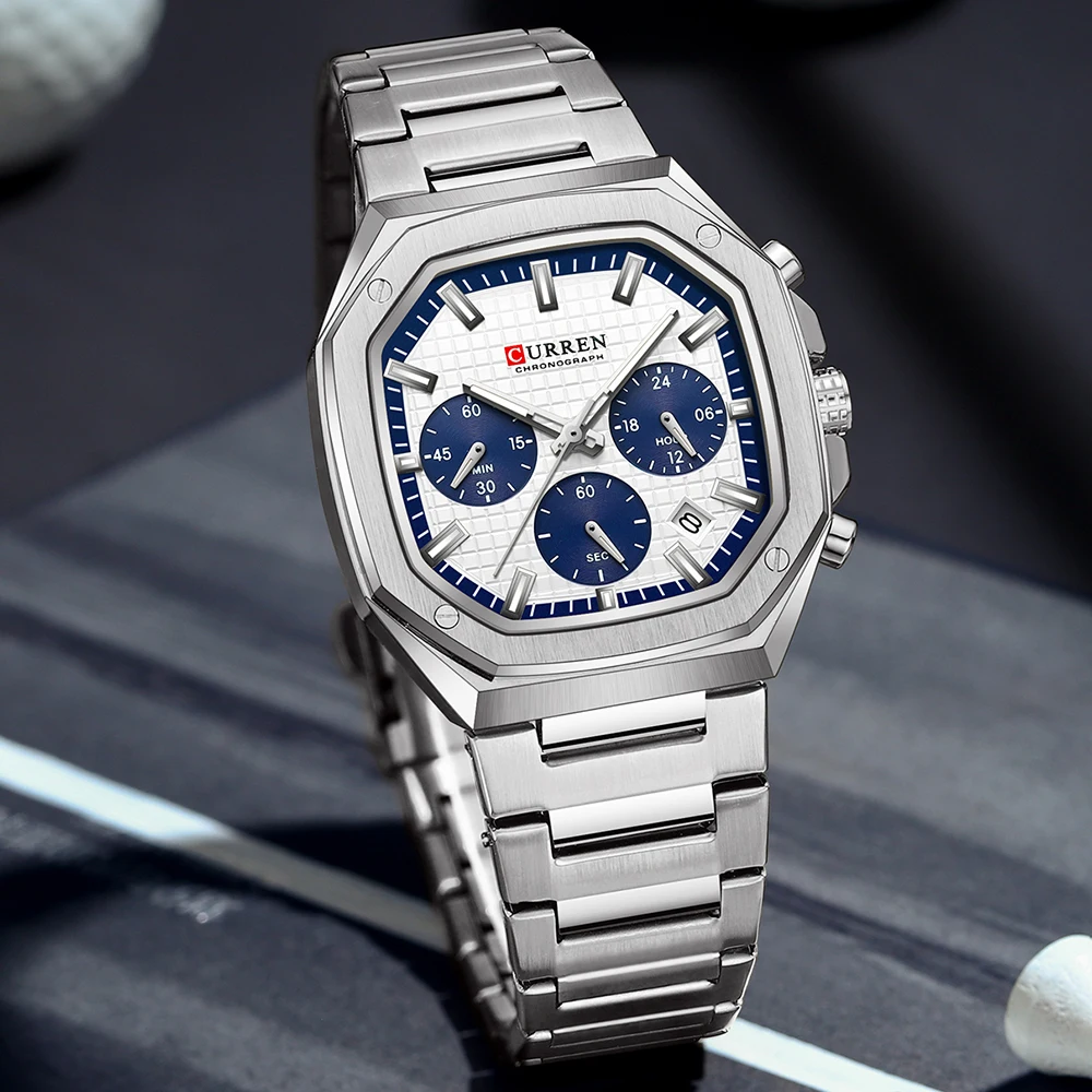 CURREN Men Watch Top Brand Lux - огляд і ціна Luxury Watch Hublot