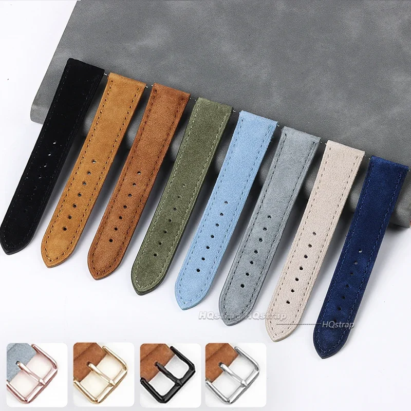 Suede Genuine Leather Watchban - огляд і ціна Luxury Watch Class