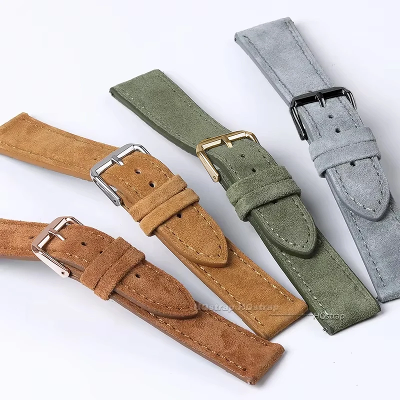 Suede Genuine Leather Watchban - огляд і ціна Luxury Watch Class