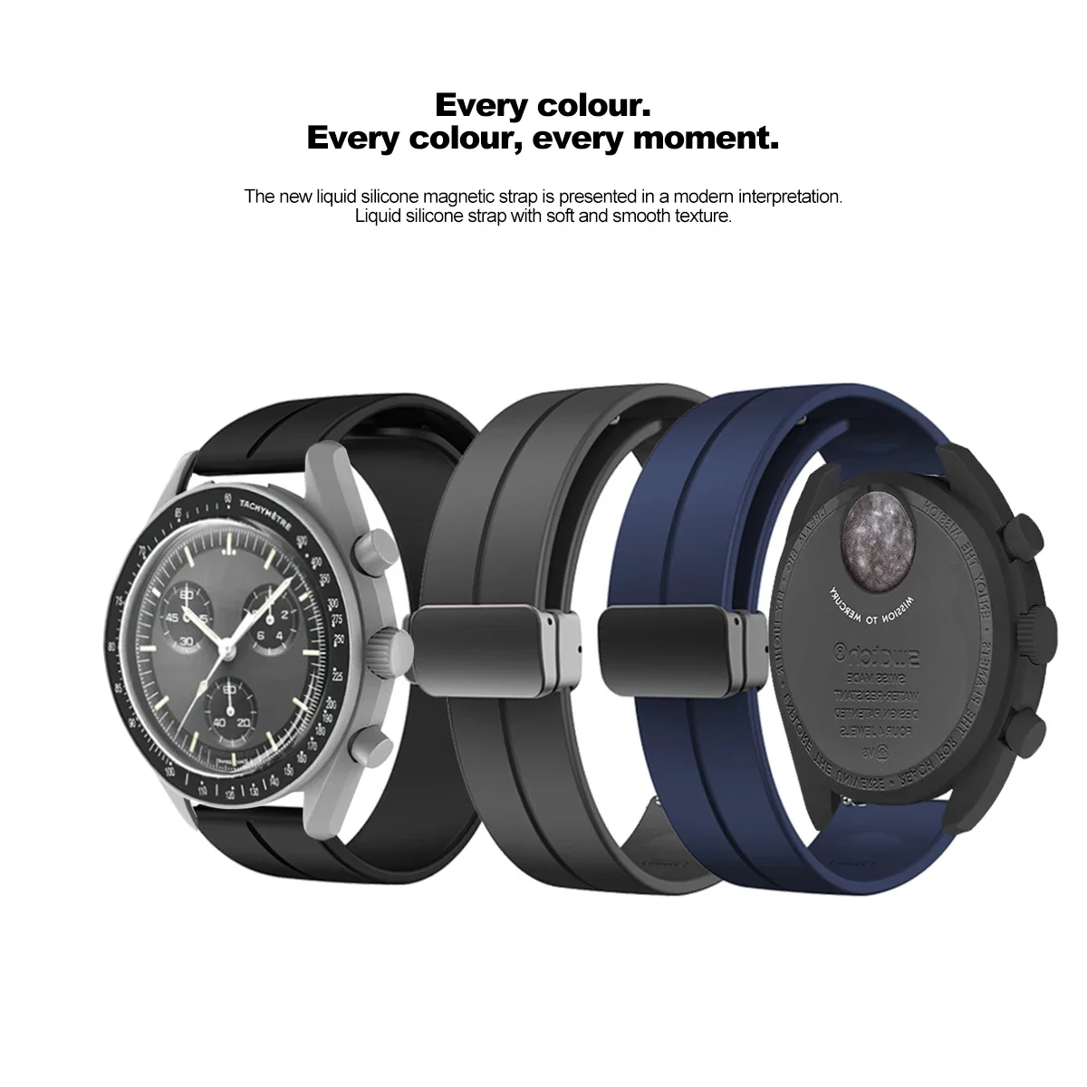 Silicone Strap For Omega X Swa - огляд і ціна Luxury Watch Omega