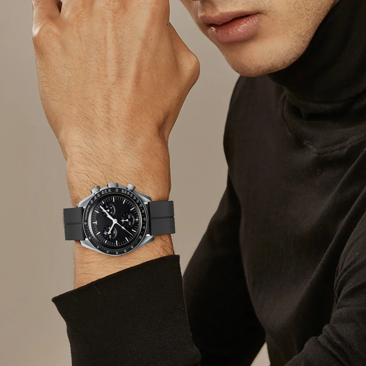 Silicone Strap For Omega X Swa - огляд і ціна Luxury Watch Omega